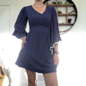 Polka Dot & Lace Flowy Dress